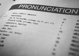 pronunciation